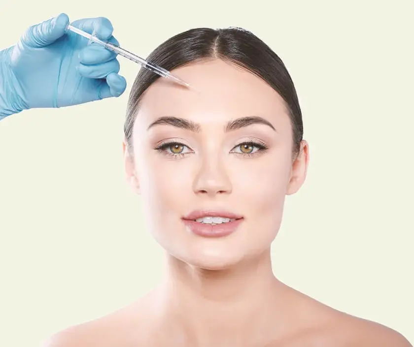 Anti-wrinkle injection treatment at Aries Clinic